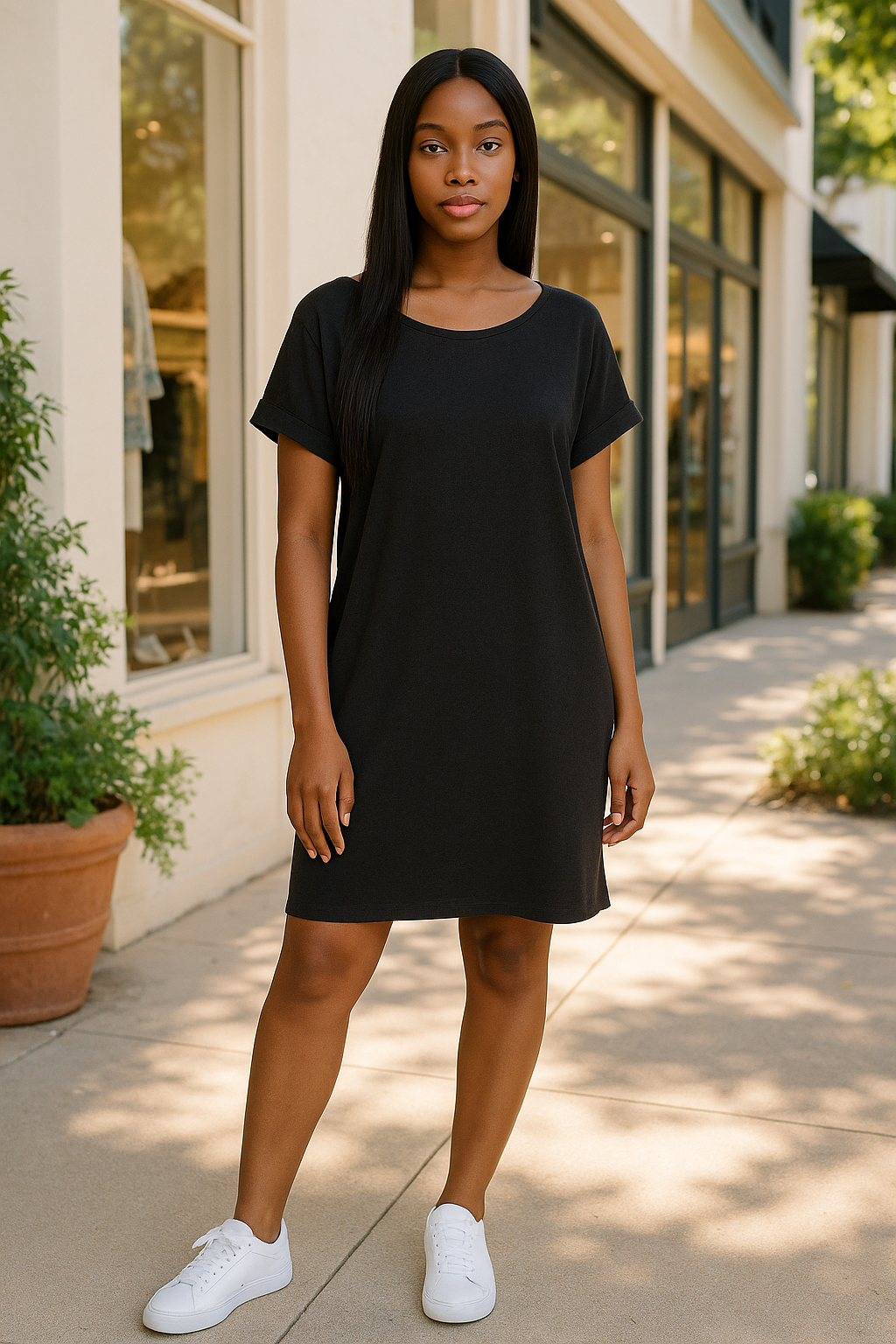 The Relaxed Tee Dress