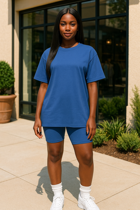 Everyday Chill Set- Lt Navy (S-XL)