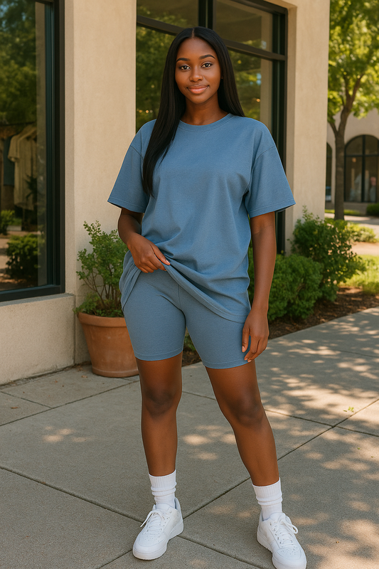 Everyday Chill Set- Dusty Blue (S-XL)