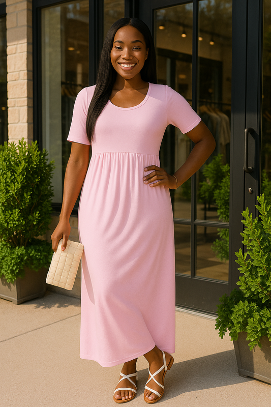 Maxine Maxi Dress | Pink