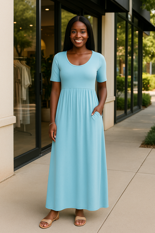 Maxine Maxi Dress | Azure