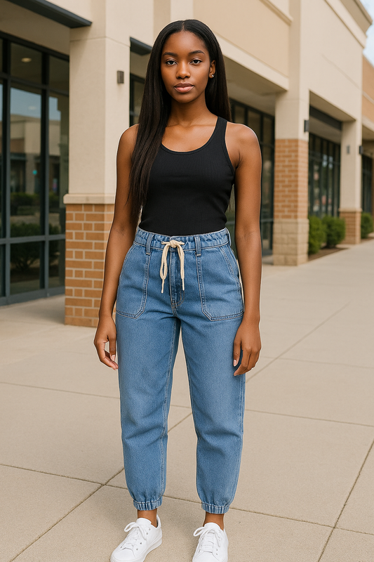 The Everyday Denim Jogger