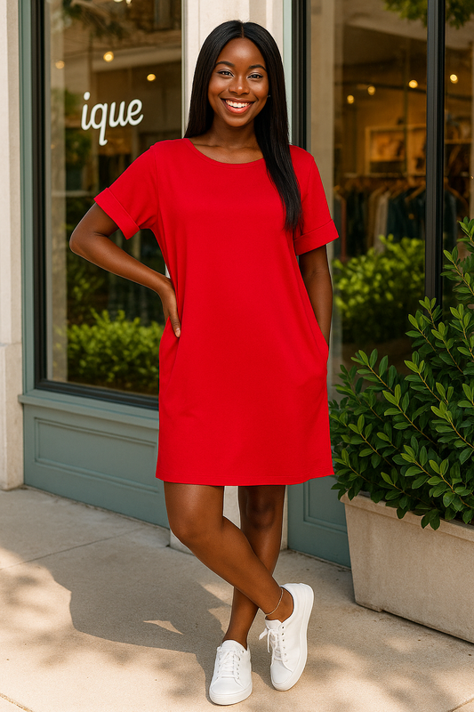 The Relaxed Tee Dress